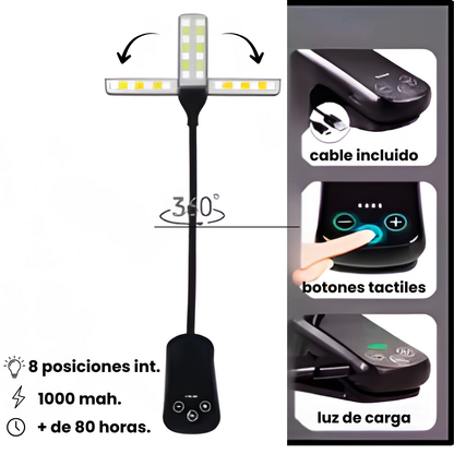 lampara led multifunción portátil